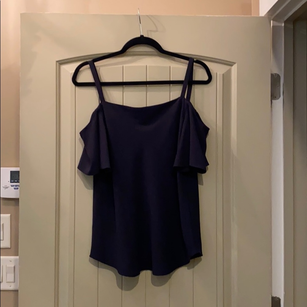 Navy Ann Taylor Top